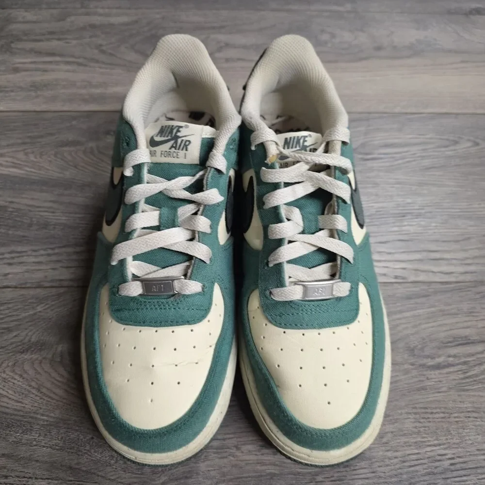 Nike Air Sneakers Youth 7 Green White Air Force 1 Coconut Milk LV8 3 FN4731-100